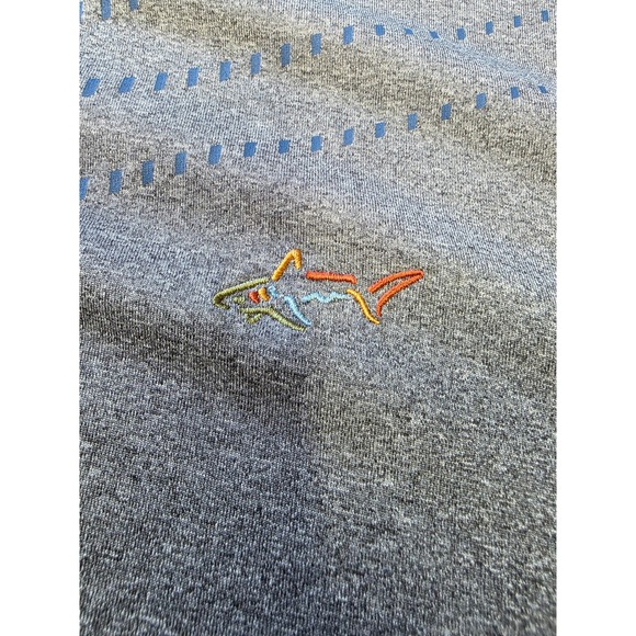 Greg Norman Tasso Elba Mens XL Gray Ombre PlayDry Golf Polo Shirt - Picture 3 of 10